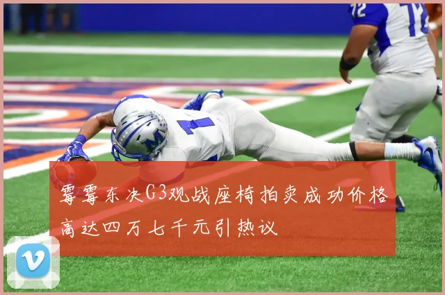 霉霉东决G3观战座椅拍卖成功价格高达四万七千元引热议